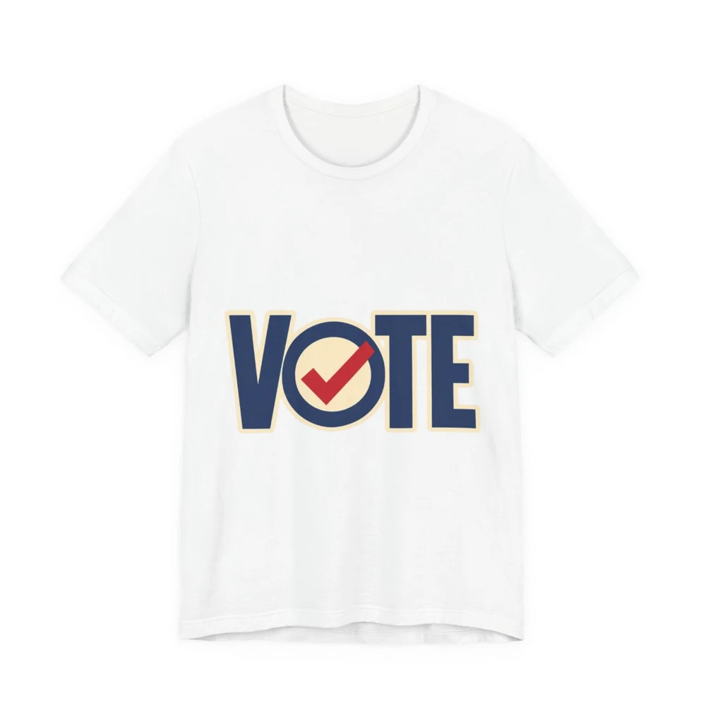 VOTE T-shirt — print provider mockup
